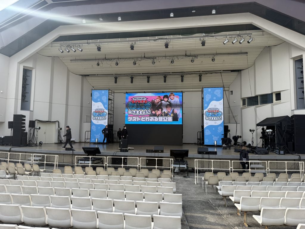 屋外250インチLEDビジョンレンタル