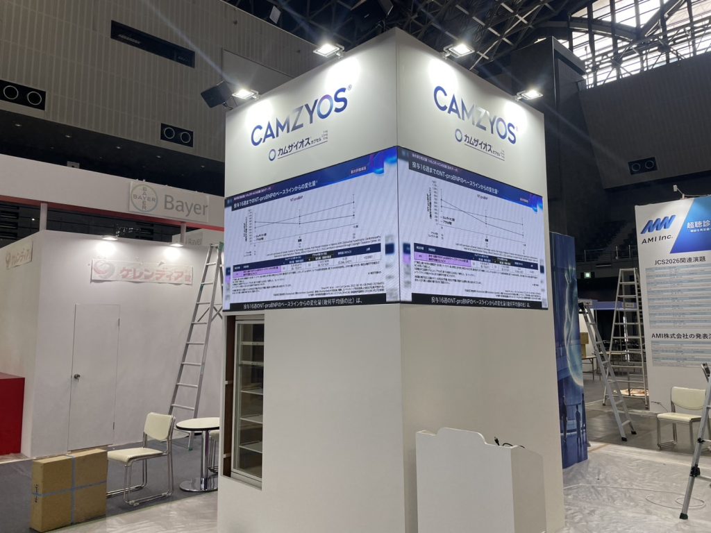 直角LEDウォール　展示会